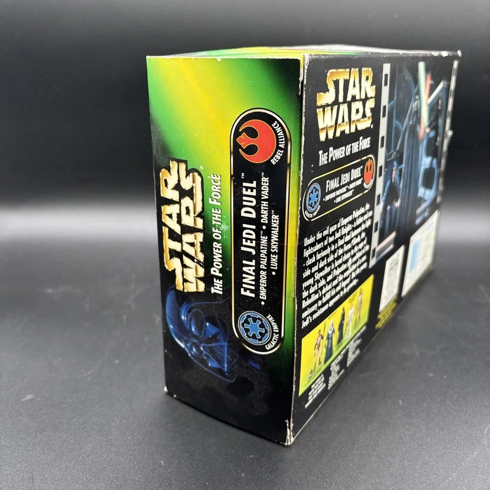 Star Wars The Power Of The Force Final Jedi Duel Figure Set Sealed 1997 NIB